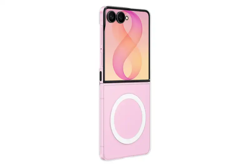 SAMSUNG Galaxy Z Flip8 Silicone Magnet Case Transparent EF-CF776CTEGWW