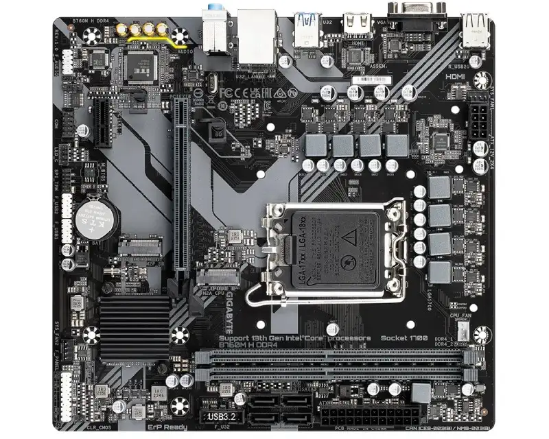 GIGABYTE B760M H DDR4 rev. 1.x