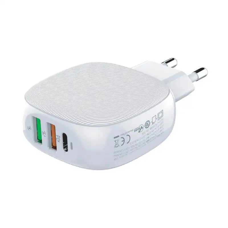MOYE Voltaic USB Charger PD Type-C QC 3.0 28.5W White