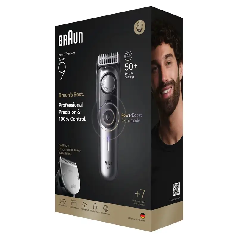 BRAUN BEARD BT9520 SILVMAT BOX CEEMEA