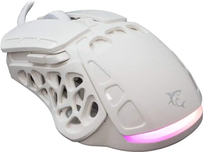 WHITE SHARK GM Ector, White, 12400DPI