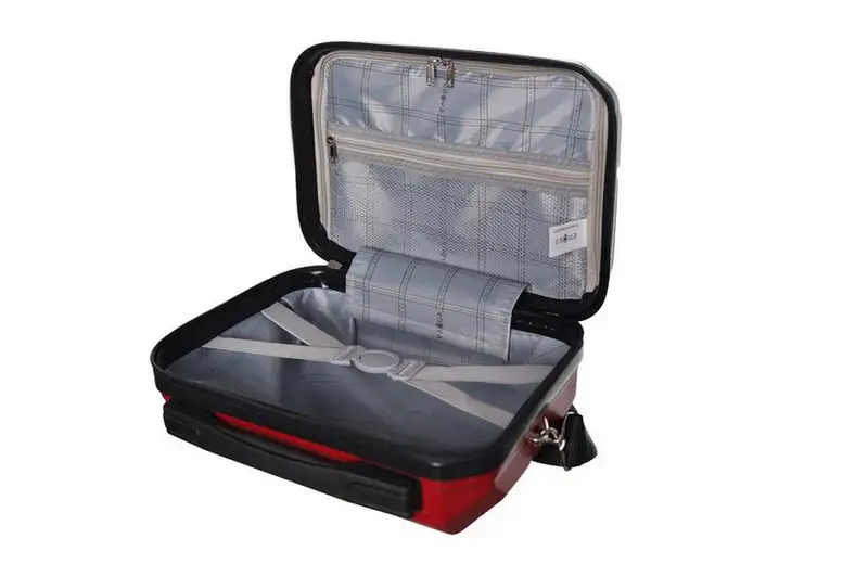 ENOVA CAPRI ABS Beauty case crvena