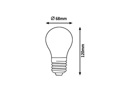 RABALUX Sijalica LED filament E27 A68 12W 2000lm 3000K