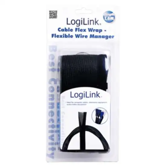 LOGILINK Zastita za kabl 1.8m (Crna)