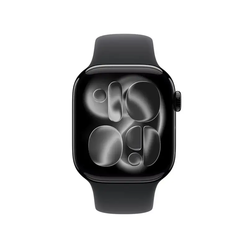 APPLE Watch S11 GPS 42mm Jet Black Aluminium Case with Black Sport Band - S/M meqt4rk/a