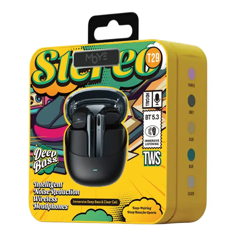 MOYE Hype Beatz Wireless Earphone Black