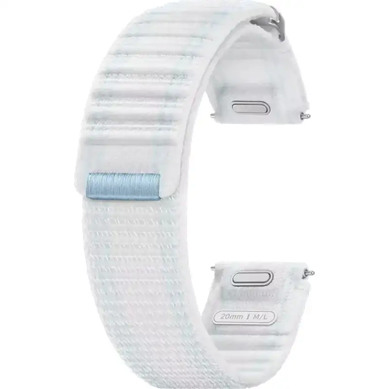 SAMSUNG Galaxy Watch 7 Fabric Band White Blue M/L ET-SVL31-LWE
