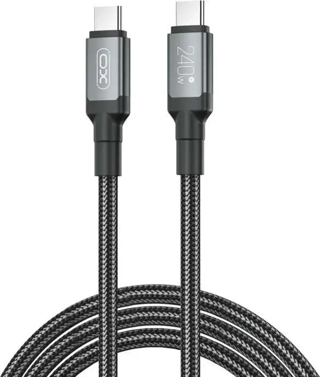 XO NB-Q264B Type C na Type C 240W 2m Crni USB Kabli
