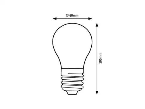 RABALUX Filament LED E27 A60, 10W, 850lm, 4000K