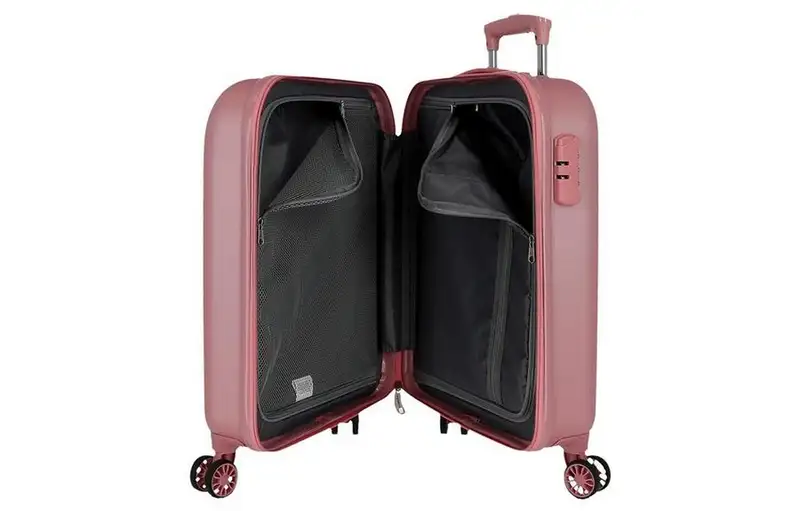 MOVOM RIGA ABS Kofer 55cm sa 4 tockica powder pink