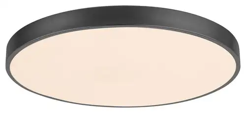 RABALUX Tesia, plafonjera,mat crna,LED 60W 60cm daljinski 3000-6000K