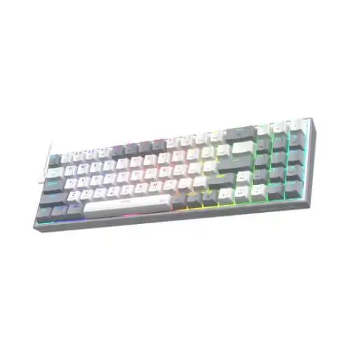 REDRAGON Pollux RGB Gaming Keyboard White, Red Switch