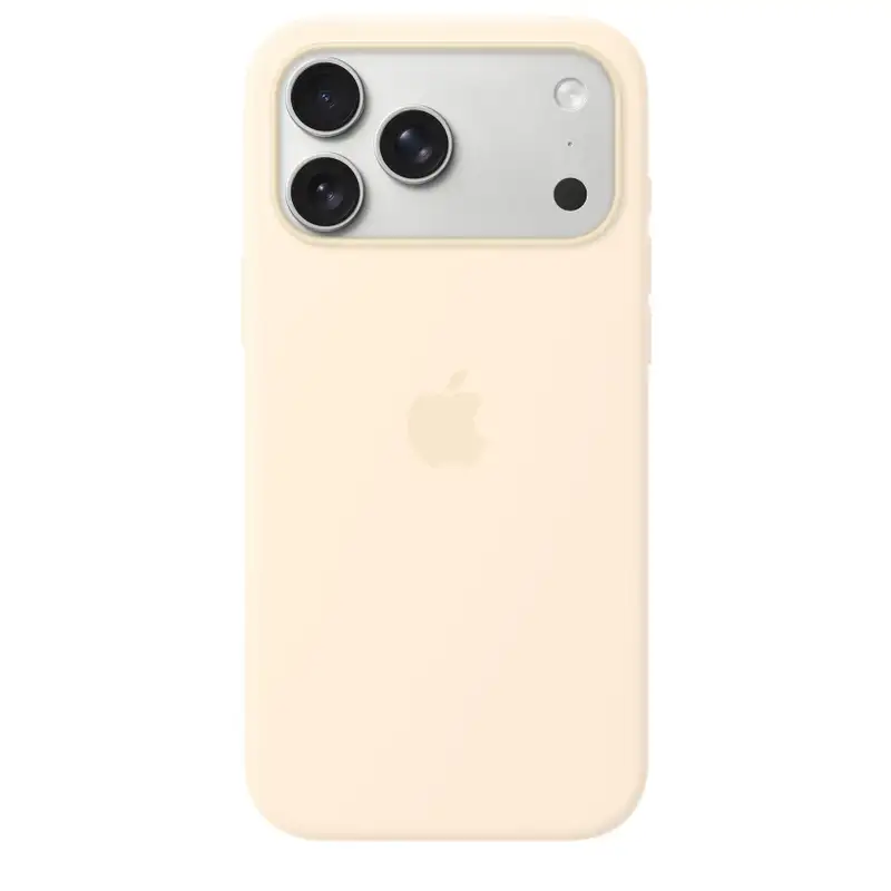 APPLE iPhone 17 Pro Max Silicone Case with MagSafe - Vanilla (SEASONAL) mhw54zm / a