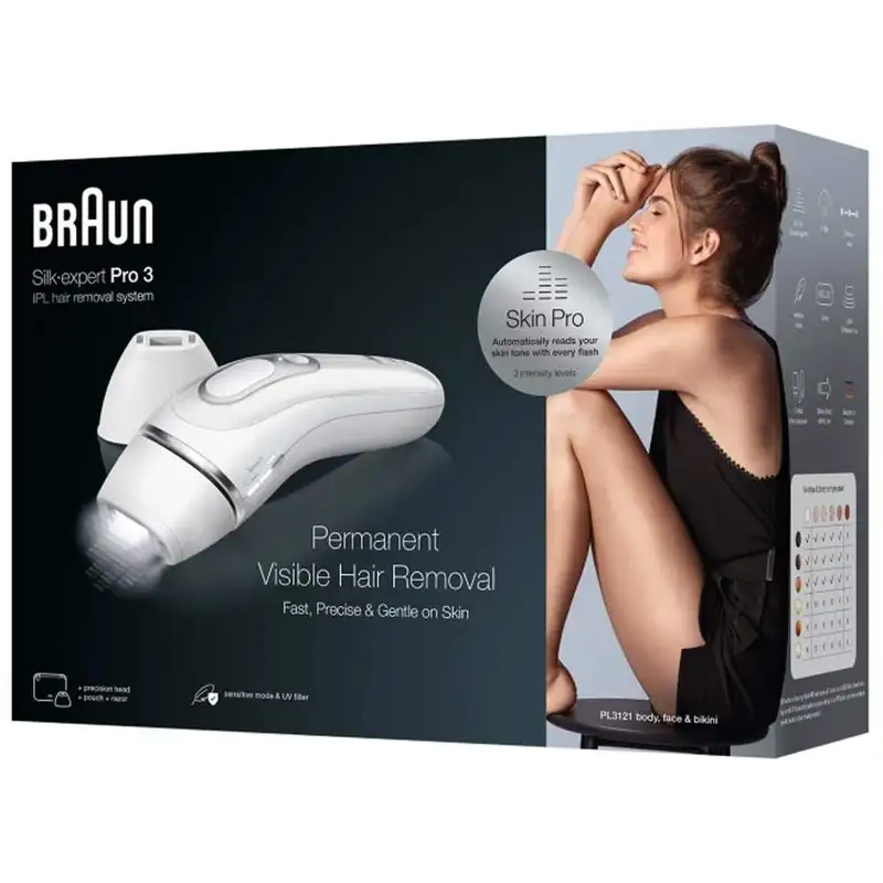 BRAUN IPL PL3121 WHT / SILV  BOX