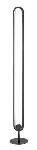 RABALUX Barto, podna lampa, samo RGB svetlo, daljinski, crna metalna, 19W, visina 125cm