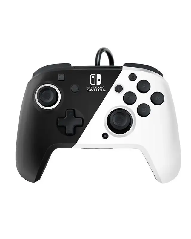PDP Nintendo Switch Faceoff Deluxe Controller + Audio - Black & White