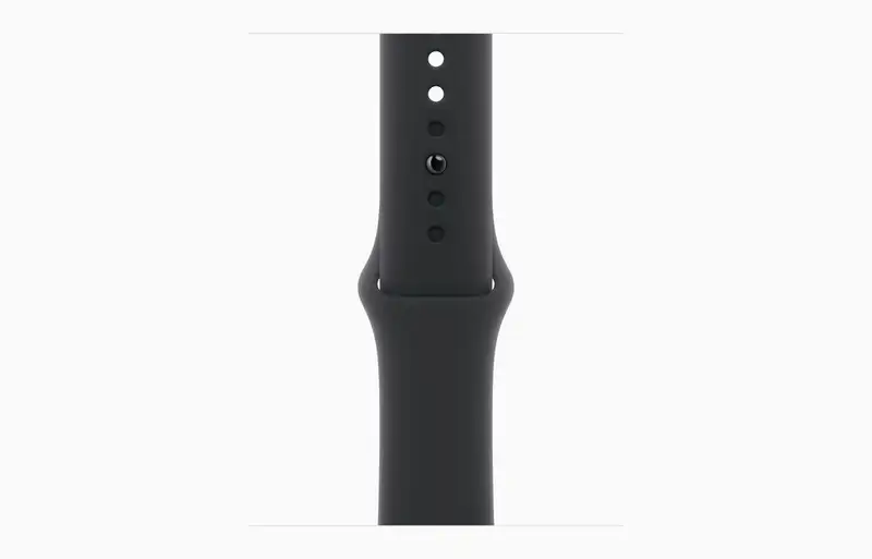 APPLE Watch S11 Cellular 42mm Slate Titanium Case with Black Sport Band - S/M mf8r4rk/a