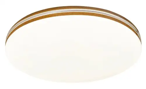RABALUX Oscar2, LED 18W, 1170lm,  4000K, 33x33cm, bela, braon prsten