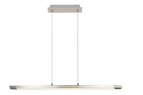 RABALUX Yordana, LED visilica, 27W, 3000K, dimabilna na touch, brušeni hrom