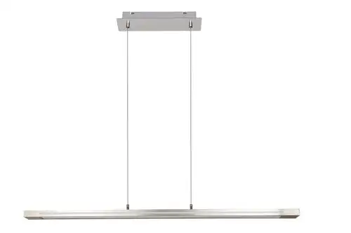 RABALUX Yordana, LED visilica, 27W, 3000K, dimabilna na touch, brušeni hrom