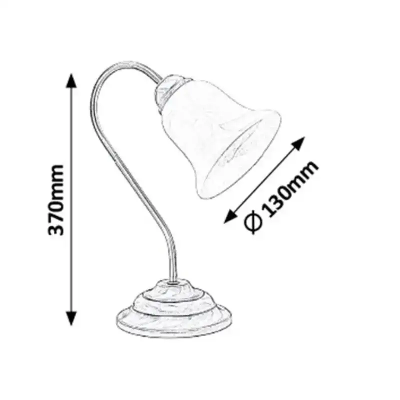 RABALUX Francesca stona lampa E14 40W bronza