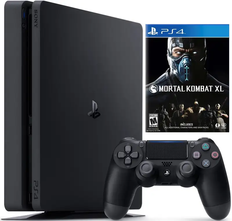 PS4 1TB Slim + Mortal Kombat XL