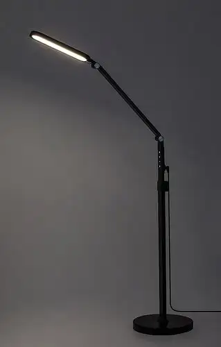 RABALUX Draco, podna i stona 2u1, LED 13W, crna metalna