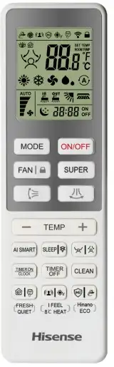 HISENSE FRESH AIR WHITE 12K-QJ35XJ3A