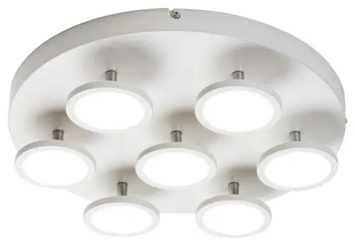 RABALUX Elsa ceiling LED 7x6W,matte white
