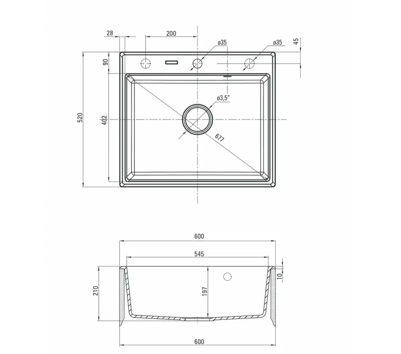DEANTE ZQN A103 ANDANTE 60/WH