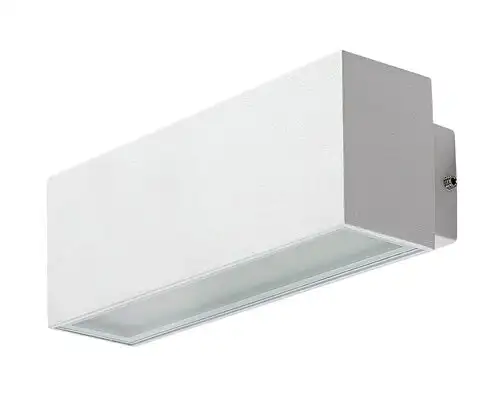 RABALUX Mataro,  LED spoljna zidna bela aluminium/staklena maska, 10W, with shade: 970lm,(bez stakla: 1200lm), 4000K