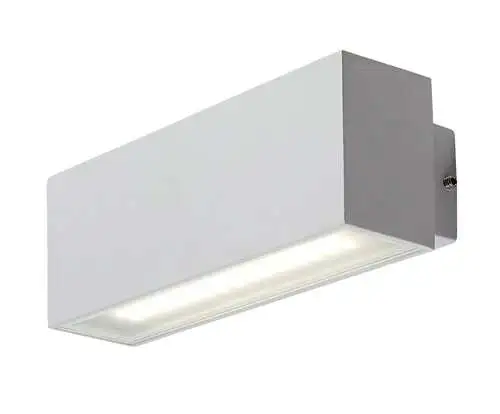 RABALUX Mataro,  LED spoljna zidna bela aluminium/staklena maska, 10W, with shade: 970lm,(bez stakla: 1200lm), 4000K