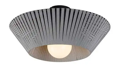 RABALUX Revan, plafonska tekstilna siva 1xE27,  precnik 40cm