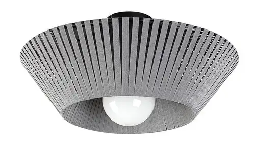 RABALUX Revan, plafonska tekstilna siva 1xE27,  precnik 40cm