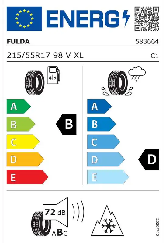 FULDA 215/55R17 98V MULTICONTROL XL All Season