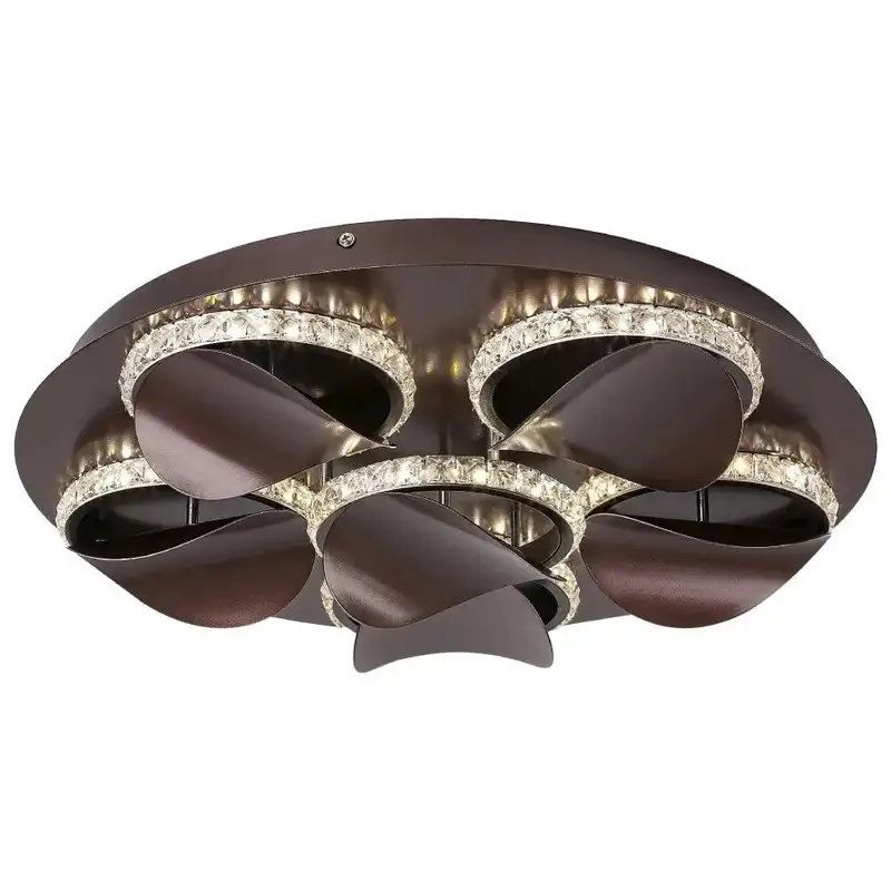 RABALUX Capriana, ceiling, LED 6X6W, moccha