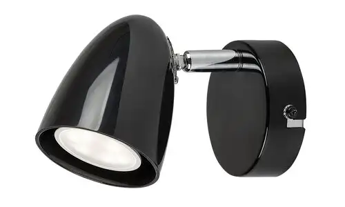 RABALUX Perico zidna lampa GU10 1x5W crna