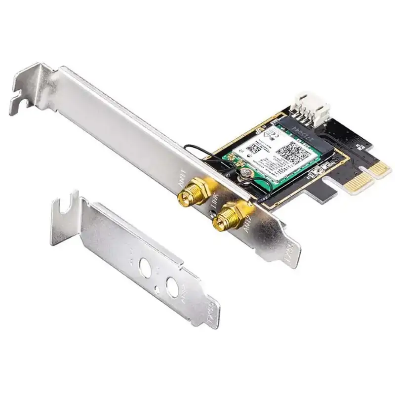 CUDY WE3000 AX3000 Wi-Fi 6 + Bluetooth 5.2 PCI Express Adapter 2.4+5Ghz 2x5dBi detachable antenna