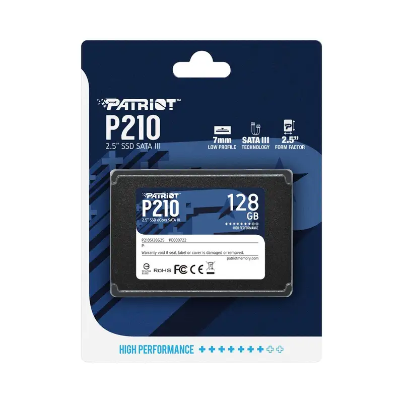 Patriot P210 SSD 2.5 SATA3 128GB P210S128G25