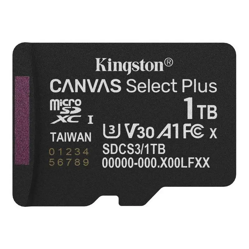KINGSTON MicroSD 1TB Kingston SelectPlus gen3 bez  adaptera