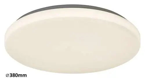 RABALUX Rob plafonjera LED 32W, 4000K, bela okrugla, 38cm