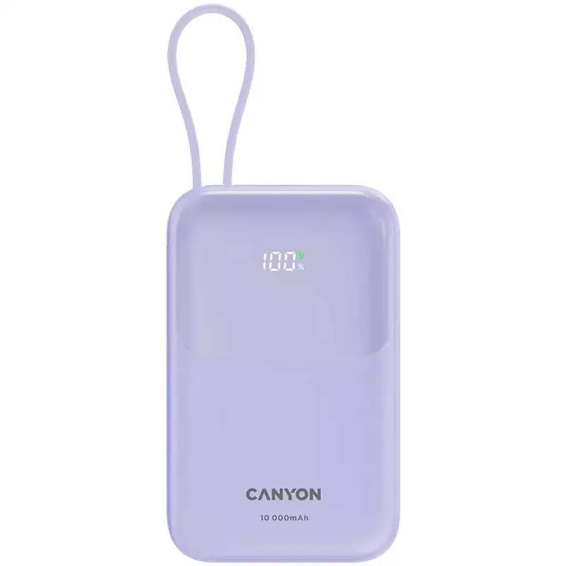 CANYON Power Bank 10000mAh 22.5W Purple CNS-CPB101PU