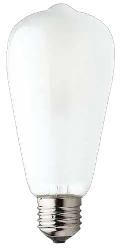RABALUX Filament LED sijalica, milky, metal+staklo, E27 ST64