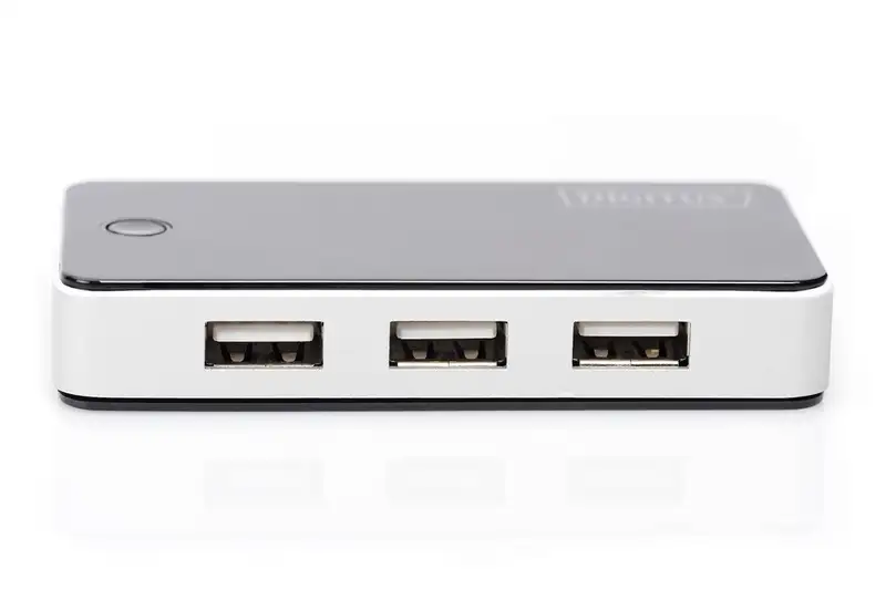 DIGITUS USB hub 2.0 7 porta sivi