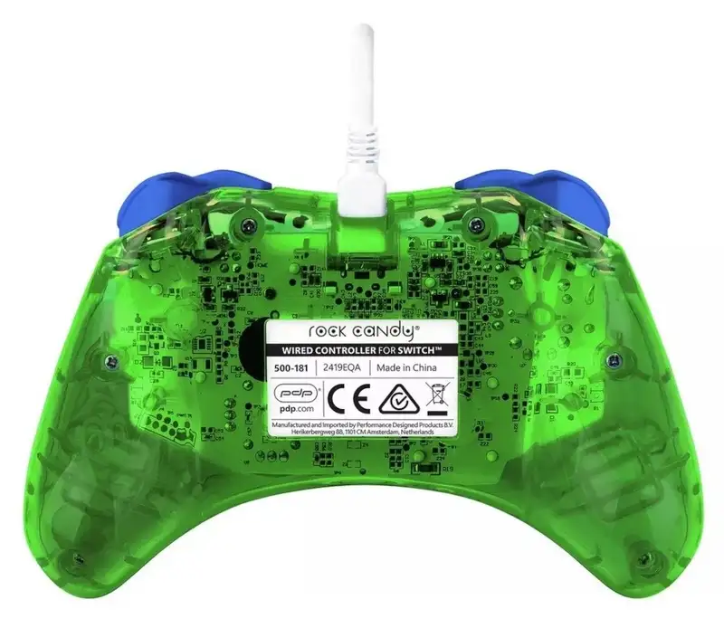 PDP Nintendo Switch Wired Controller Rock Candy Mini Luigi