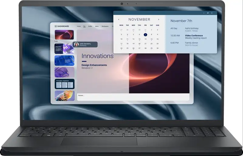 DELL Pro 15 Essential PV15255, 15.6" FHD, AMD Ryzen 3 7320U, 8GB, 512GB SSD, Backlit, FP