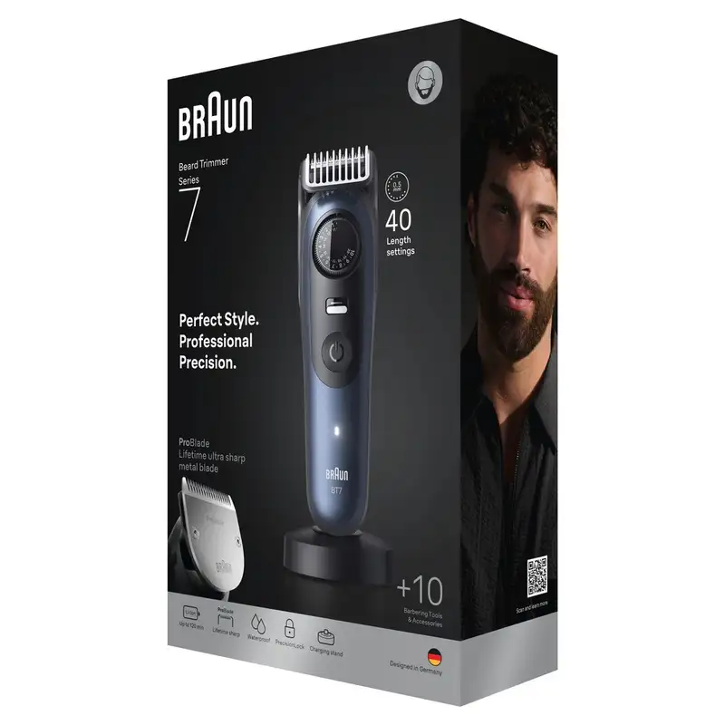 BRAUN BEARD BT7540 BlkDpBlu BOX CEEMEA
