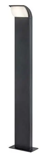 RABALUX Hongkong spoljna led podna lampa 9W aluminijum crna 580lm