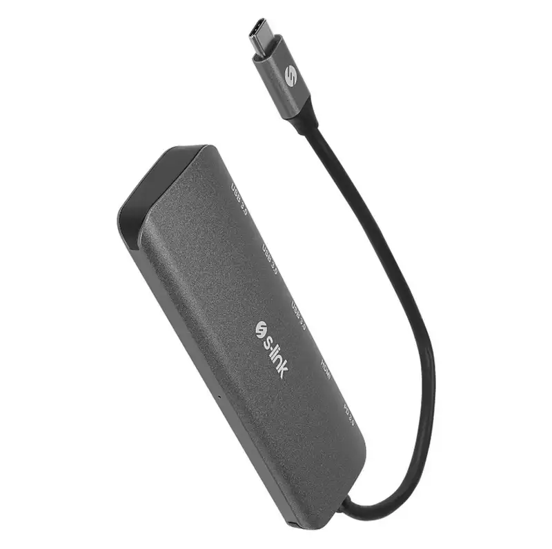 S-LINK SW-U518 5U1 TIP C-3*USB3.0,1*TIP C PD,HDMI 1.4 HUB