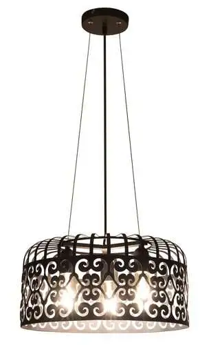 RABALUX Alessandra Visilica E27 3x60W,mat crno